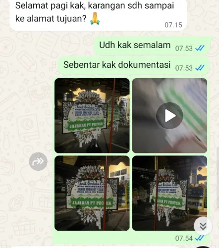 Pengiriman Papan Bunga Selamat Jrakah Bayan