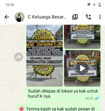 Pengiriman Papan Bunga Duka Jrakah Bayan