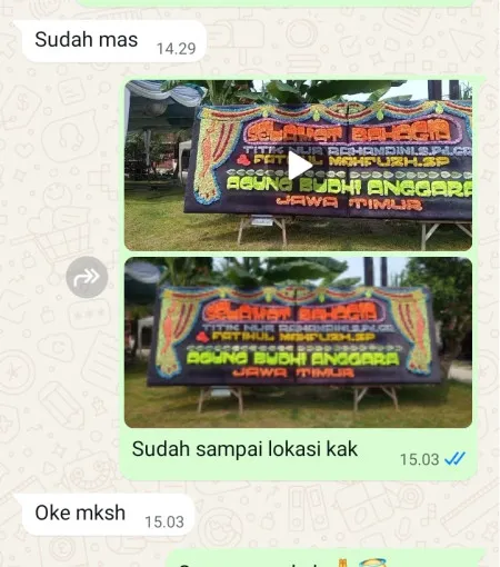 Pengiriman Papan Bunga Jrakah Bayan
