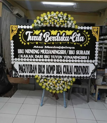 Papan Bunga Duka Jrakah Bayan
